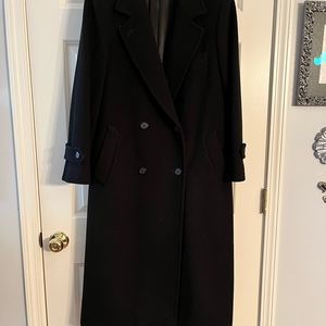 Vintage Evan Picone black wool coat